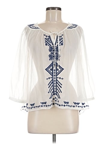 Ecote 3/4 Sleeve Blouse (view 1)