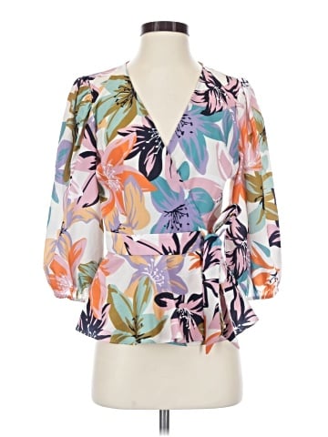 Skies Are Blue 3/4 Sleeve Blouse (view 1)