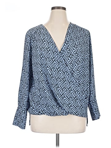 INC International Concepts Long Sleeve Blouse (view 1)