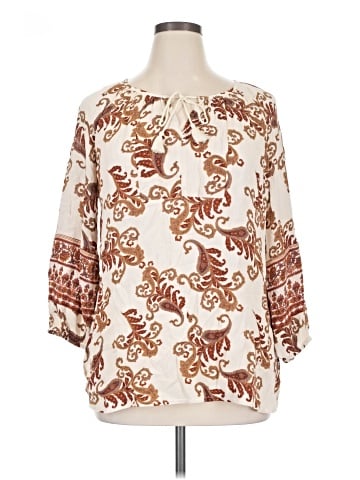 Natural Reflections 3/4 Sleeve Blouse (view 1)