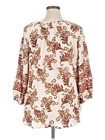 Natural Reflections 3/4 Sleeve Blouse (view 2)