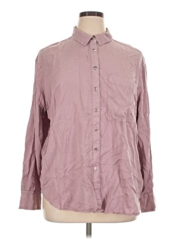 CALVIN KLEIN JEANS Long Sleeve Button-Down Shirt (view 1)