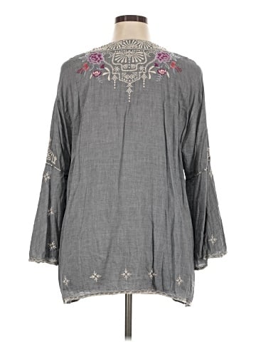 Johnny Was 3/4 Sleeve Blouse (view 2)