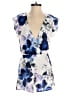 TOBI 100% Polyester Floral Blue Purple Romper Size S - photo 1