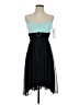 Ruby Rox 100% Polyester Color Block Teal Cocktail Dress Size S - photo 1
