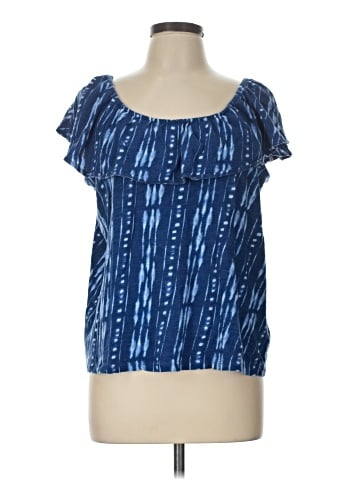 Style&Co Short Sleeve Blouse (view 1)