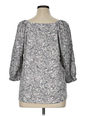 J.Jill 3/4 Sleeve Blouse (view 2)