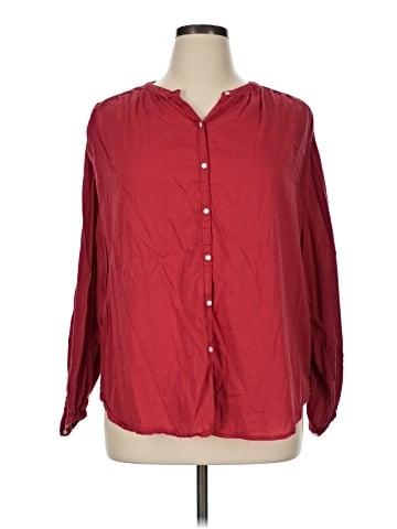 Old Navy 3/4 Sleeve Button-Down Shirt (view 1)