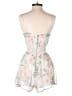 Sage 100% Polyester Floral White Romper Size S - photo 2