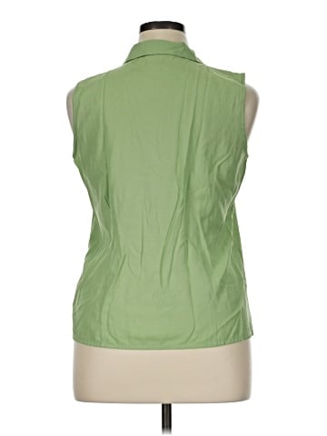 DressBarn Sleeveless Button-Down Shirt (view 2)