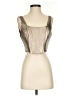 BCBGeneration Silver Sleeveless Blouse Size S - photo 1