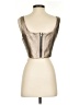 BCBGeneration Silver Sleeveless Blouse Size S - photo 2