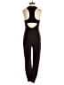 Kyodan Solid Black Brown Jumpsuit Size S - photo 2