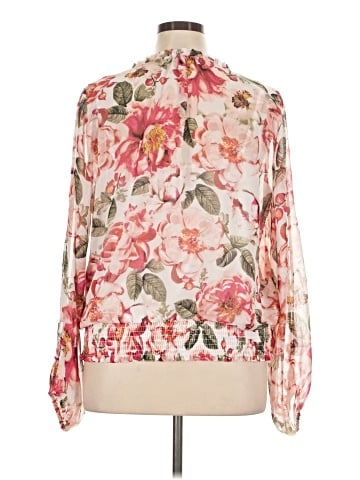 White House Black Market 3/4 Sleeve Blouse (view 2)