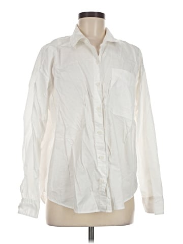American Eagle Outfitters Long Sleeve Button-Down Shirt (view 1)