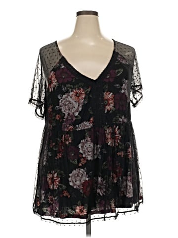 Torrid Short Sleeve Blouse (view 1)