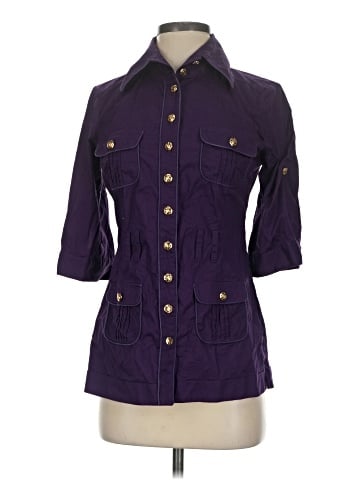 Bebe 3/4 Sleeve Button-Down Shirt (view 1)