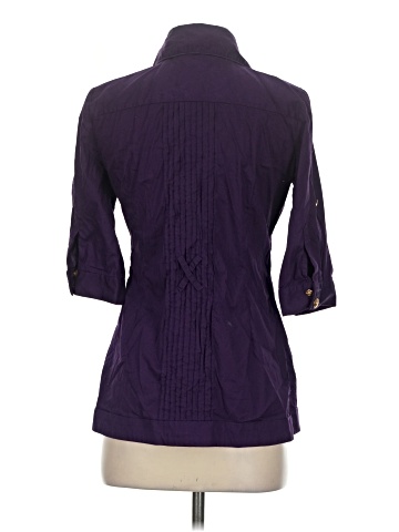 Bebe 3/4 Sleeve Button-Down Shirt (view 2)