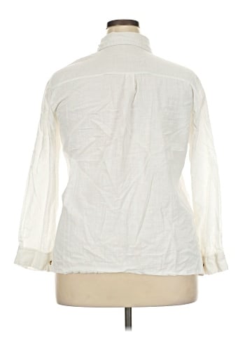 Unbranded Long Sleeve Button-Down Shirt (view 2)
