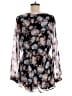 Astr 100% Polyester Gray Black Romper Size M - photo 2
