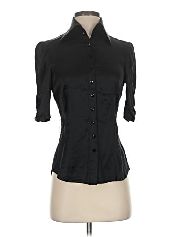 Bebe 3/4 Sleeve Silk Top (view 1)