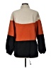 Shein 100% Polyester Color Block Orange Windbreaker Size 8 - 10 - photo 2
