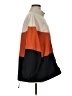 Shein 100% Polyester Color Block Orange Windbreaker Size 8 - 10 - photo 4