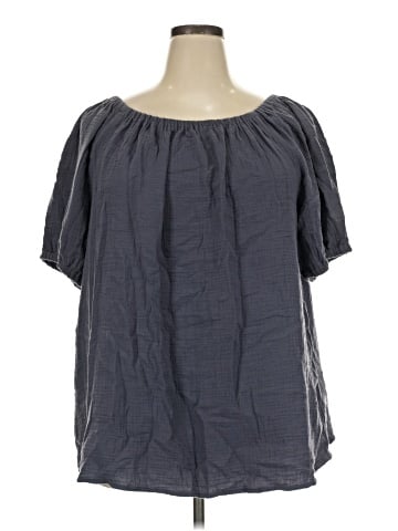 Joe Fresh Short Sleeve Blouse (view 1)