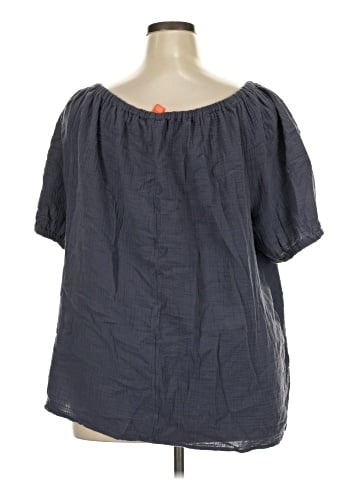 Joe Fresh Short Sleeve Blouse (view 2)