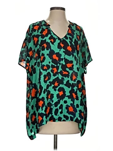 CAbi Short Sleeve Blouse (view 1)