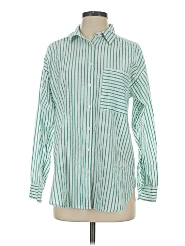 Ann Taylor LOFT Long Sleeve Button-Down Shirt (view 1)