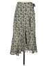 Max Studio 100% Polyester Paisley Gray Casual Skirt Size XS (estimated) - photo 1