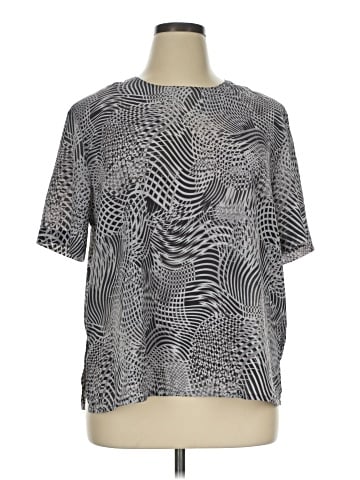 Kathy Che Short Sleeve Blouse (view 1)