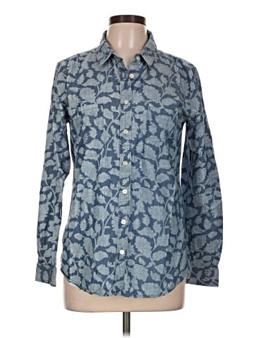 Ann Taylor LOFT Long Sleeve Button-Down Shirt (view 1)
