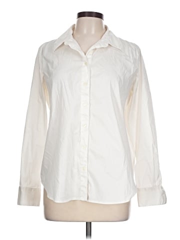 Ann Taylor Long Sleeve Button-Down Shirt (view 1)