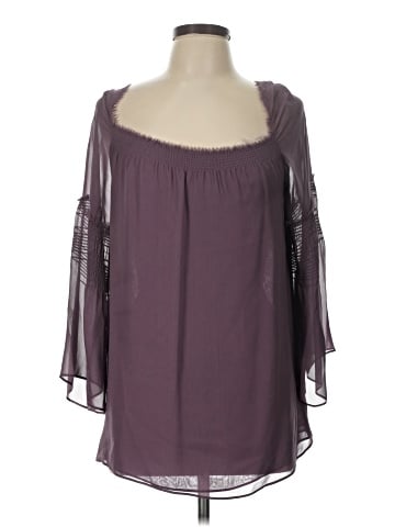 Theory 3/4 Sleeve Silk Top (view 1)