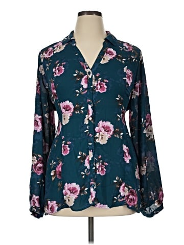 Torrid Long Sleeve Blouse (view 1)