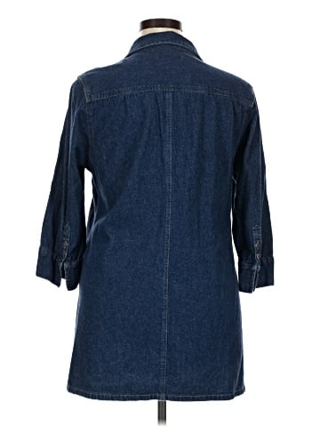 French Cuff 3/4 Sleeve Button-Down Shirt (view 2)