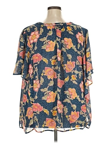Chaps Short Sleeve Blouse (view 2)