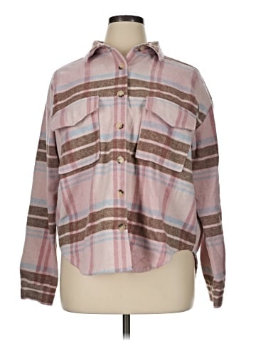Barbie Long Sleeve Button-Down Shirt (view 1)