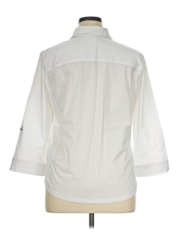 Croft & Barrow 3/4 Sleeve Button-Down Shirt (view 2)