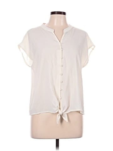 Pink Rose Short Sleeve Blouse (view 1)