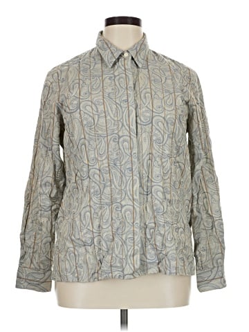 Liz Claiborne Long Sleeve Button-Down Shirt (view 1)