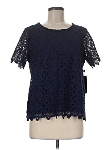 Jones New York Short Sleeve Blouse (view 1)