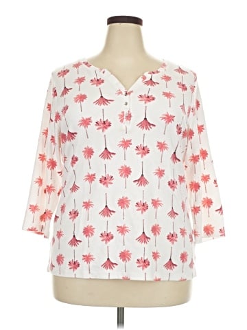 Karen Scott 3/4 Sleeve T-Shirt (view 1)