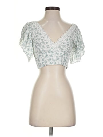Love Tree Short Sleeve Blouse (view 1)