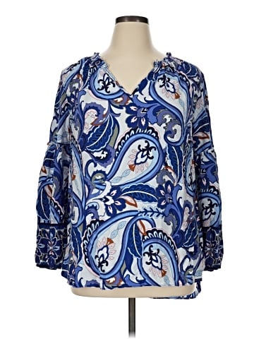 Crown & Ivy 3/4 Sleeve Blouse (view 1)