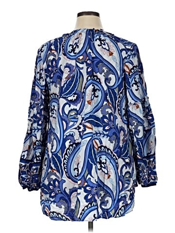 Crown & Ivy 3/4 Sleeve Blouse (view 2)