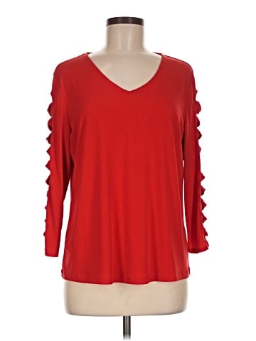 Susan Graver 3/4 Sleeve Top (view 1)