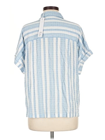 Jane and Delancey Short Sleeve Button-Down Shirt (view 2)